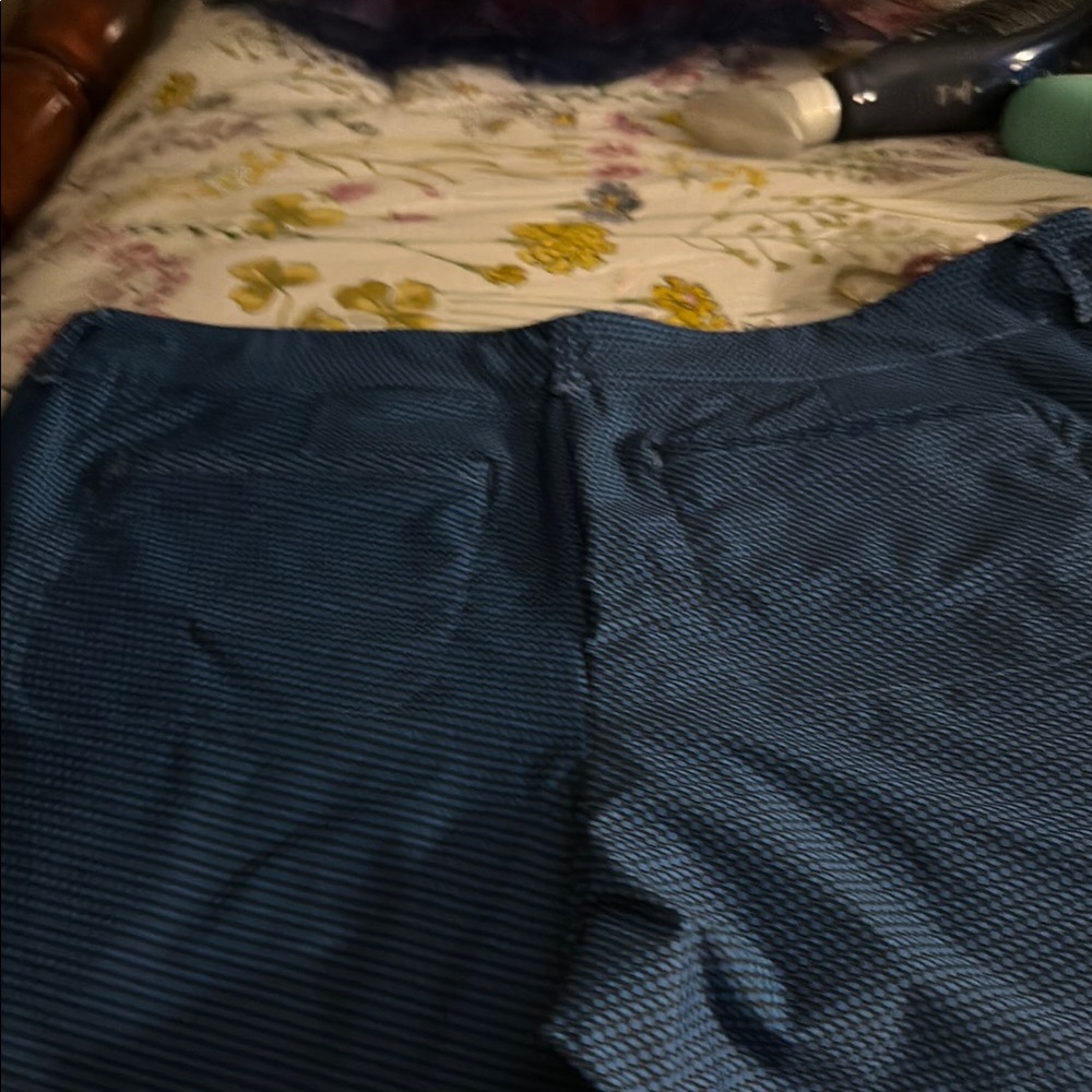 Blue Patterned Pants - Picture 3 of 3